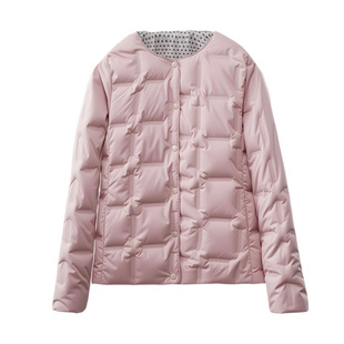 雅鹿官方冬季羽绒服女款2025新款秋冬女方格长袖防寒保暖羽绒服