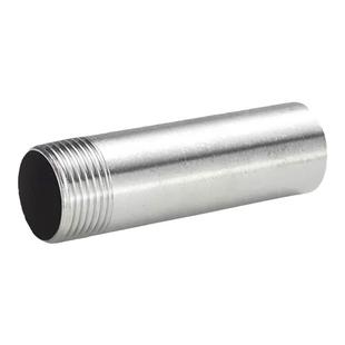 304不锈钢加长管子单头丝500mm不锈钢焊接加厚单头外丝4分管配件