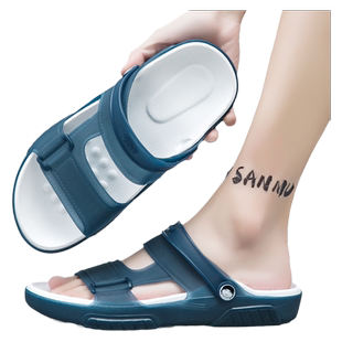 拖鞋男款夏季外穿防滑夏天踩屎感凉拖青少年两用开车休闲沙滩凉鞋