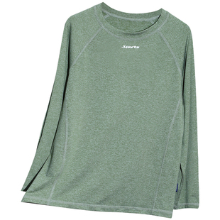 胖男童长袖T恤春夏款速干衣宽松加肥中大童运动训练服篮球打底衫