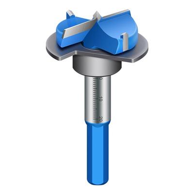 可调节定位35mm专用电脑桌开孔器