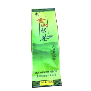 德庆金山绿茶25新茶德润社前茶125g袋装特级大叶种炒青精制茶包邮