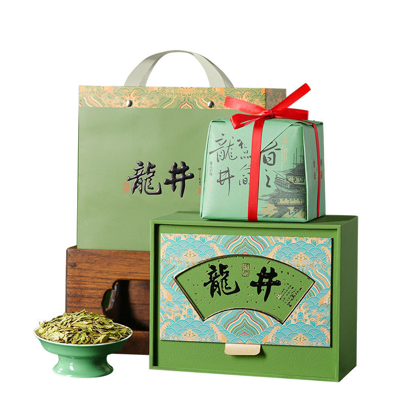明前龙井绿茶纸包高山龙井包邮