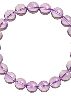 天然紫水晶手串招财转好运手链