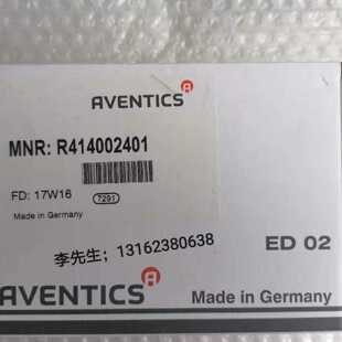 议价德国原装AVENTICS安沃驰压力调节阀R414002401电气比例阀原装