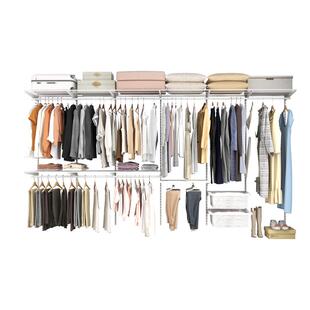 美达斯3.8米金属框架衣柜带门衣柜定制步入式衣帽间上墙五金配件