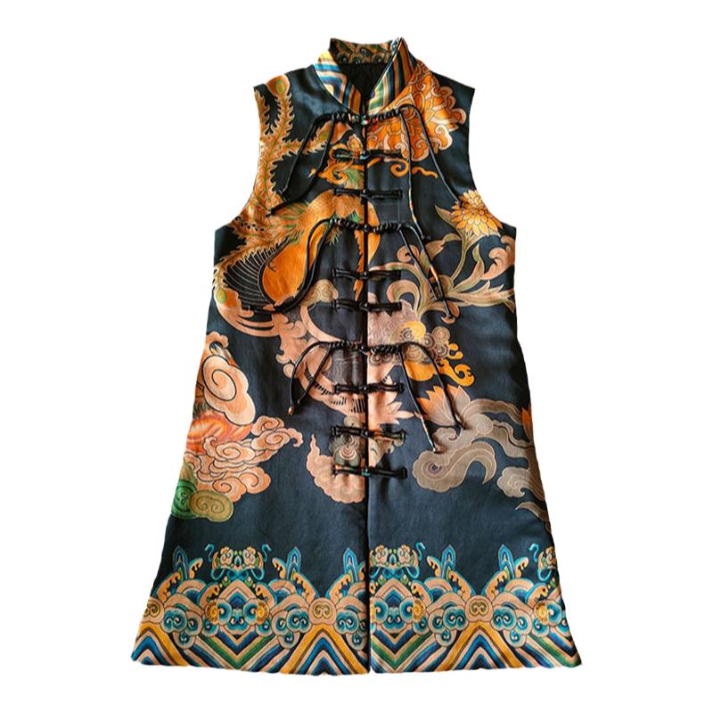 永高服装纸样棉服背心中式马甲