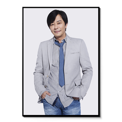 王杰海报复古港台歌手装饰画