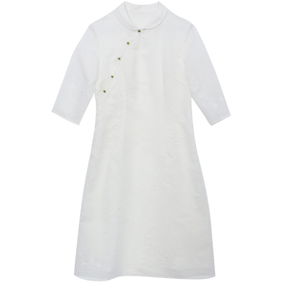 一盏花缘前世今生复古旗袍裙