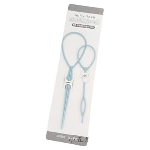 儿童盘头拉发针女童小号软穿发器小孩掏发器编发器扎头发帮手工具