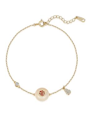 阿吉豆AJIDOU手链s925银玉髓饰品