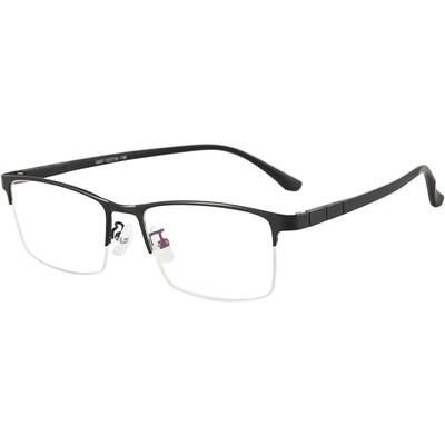 康视顿男半框钛材板材退镜框