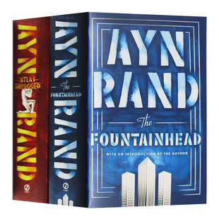 Ayn Rand Box Set 源泉 阿特拉斯耸耸肩 安兰德2本盒装 英文原版 The Fountainhead 安兰德 乌托邦文学小说 全英文版英语书籍