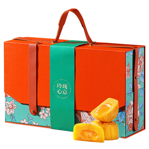 月饼礼盒送礼送人苏式流心广式月饼定制2024新款中秋节礼品