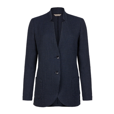 FALCONERI女士经典商务休闲翻领针织西装外套DCL409J