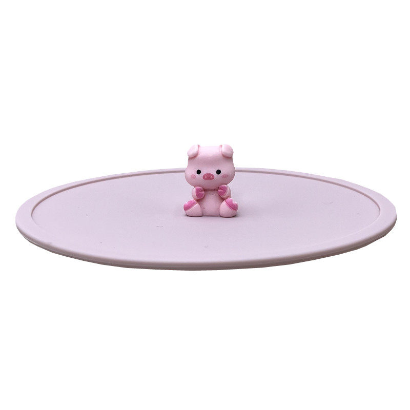 2026新品可爱十二生肖马克杯盖10cm12cm食品级硅胶防尘保温通用型
