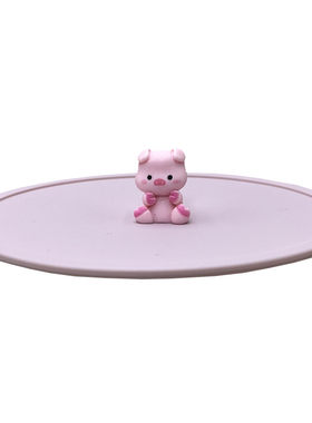 2026新品可爱十二生肖马克杯盖10cm12cm食品级硅胶防尘保温通用型
