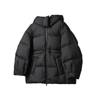 90白鸭绒 儿童连帽收腰羽绒服 男童女童保暖外套 中大童 冬款童装