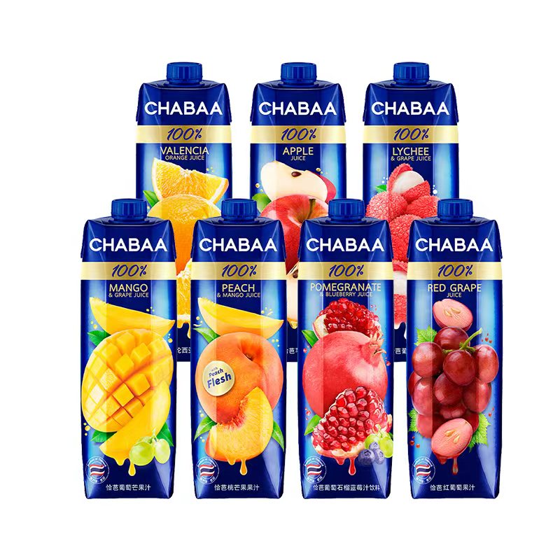 泰国进口CHABAA恰芭100%真果汁