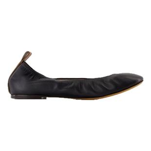 浪凡 Lanvin Ballerinas 皮质芭蕾舞鞋时尚舒适脚蹬平底