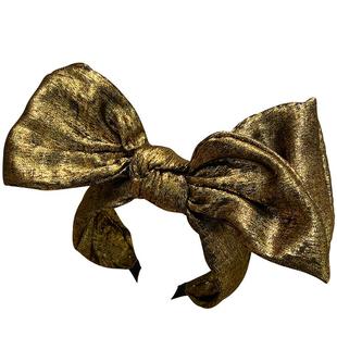 网红复古大蝴蝶结发箍洋气时尚高颅顶发卡显脸小压发头箍发款头饰