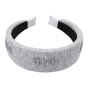 韩系针织宽边发箍女款带齿防滑遮白发头箍日常外戴不勒头发夹发卡