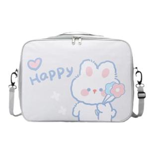 2025秋冬新款大容量短途旅行包可套拉杆箱手提出差卡通行李附加包