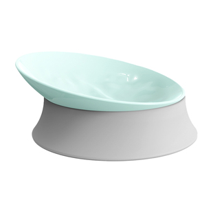 休普猫碗猫食盆猫咪用品狗碗猫盆猫饮水食盆猫粮碗宠物饭盆防打翻