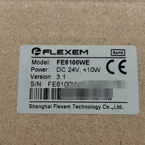 议价繁易FLEXEM，10寸带网路接口触控屏幕，规格FE6100WE 全新现