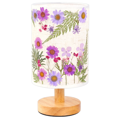 儿童手工diy干花台灯压花夜灯