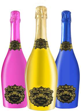 女士甜起泡酒气泡酒甜型750ml