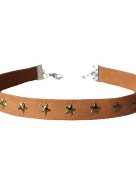 美拉德甜酷辣妹复古星星颈链