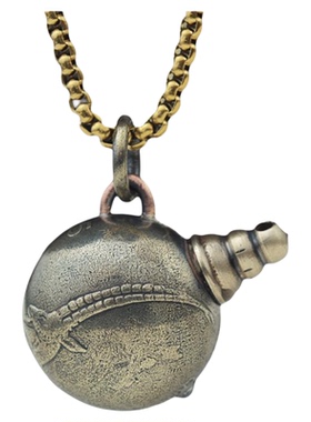 【币风堂】斯洛文尼亚羊小酒壶吊坠黄铜硬币挂件送女友七夕礼物