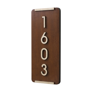 门牌号码牌家用入户门个性定制房间号住宅数字订制住宅包厢实木牌