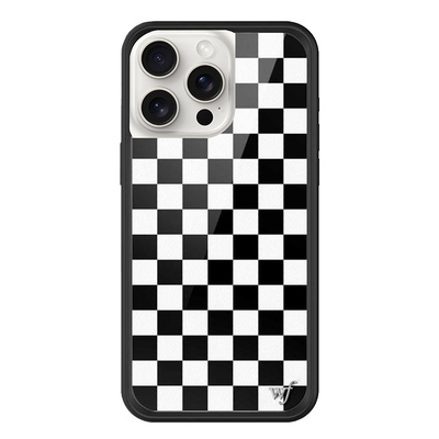 Wildflower黑白棋格手机壳