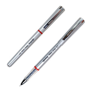 德国rotring红环金属杆中性笔可替换笔芯绘图笔线稿笔0.3/0.5/0.7