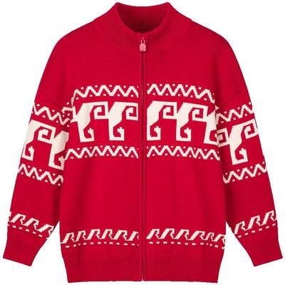 水孩儿儿童毛衣男女童针织开衫