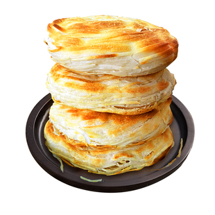 陕西西安地道老潼关肉夹馍饼胚半成品速冻生胚面食烧饼商用千层饼