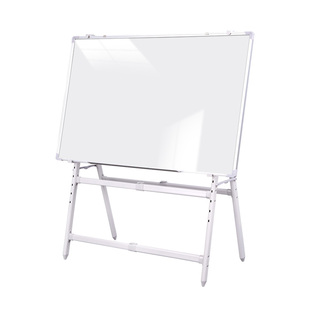 齐富3年0擦痕白板支架式升降折叠白板移动家用儿童教学培训双面磁性小黑板记事看板留言办公可擦写白板写字板