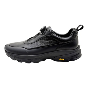 DAUBO高端商务户外休闲男鞋真鹿皮老钱风Vibram防滑耐磨旋钮扣