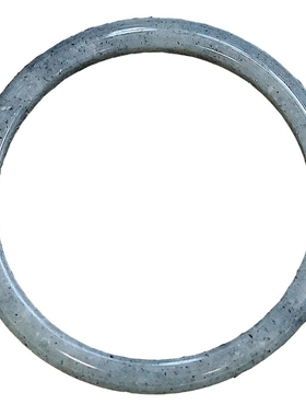 和田玉细条轻奢少女青花墨玉镯子