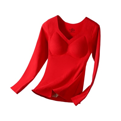 古今本命年保暖内衣女修身秋衣