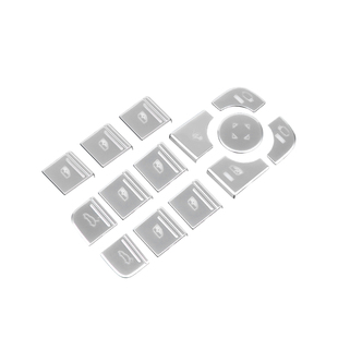 适用于保时捷新卡宴Macan帕拉梅拉升窗按键装饰贴开关窗内饰改装