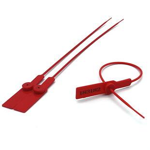 一次性塑料封条防调包扣园林苗木标牌物流煤运货车防拆封铅施封锁