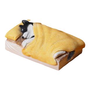 JXK 单身狗 哈士奇模型摆件  模型手办网红创意萌系犬冰箱贴