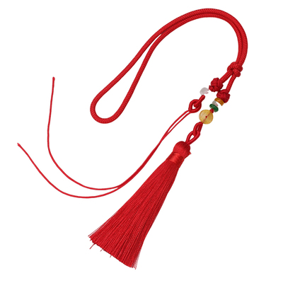 小金钱流苏手把绳diy手工吊坠