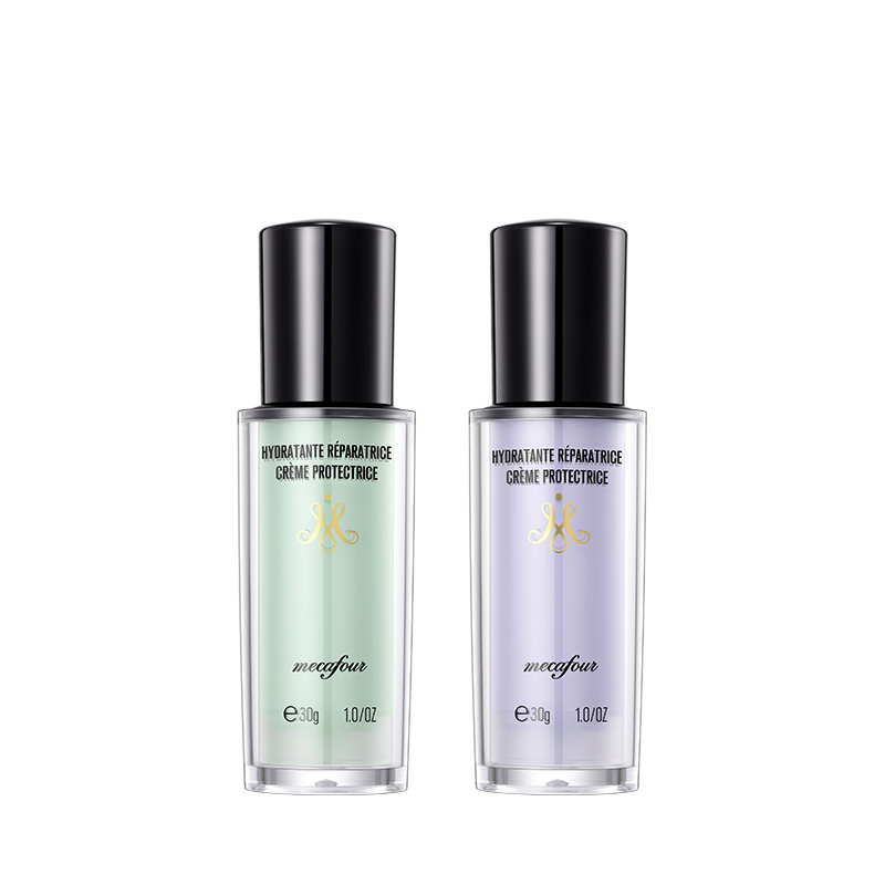 mecafour/蜜卡佛官方正品水漾隔离霜紫色妆前打底遮瑕提亮肤色