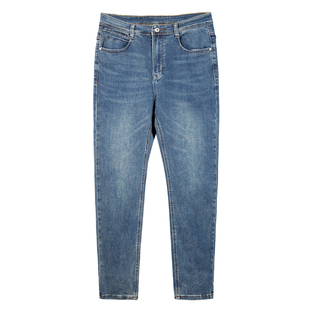 才子男装牛仔裤男2025新款男裤美式直筒工裤休闲潮流水洗秋季长裤