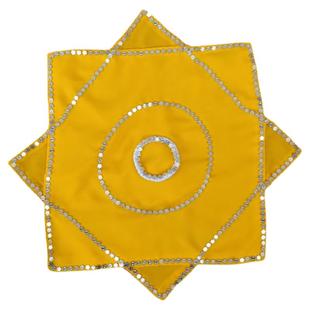 手绢花东北秧歌双面双色舞蹈跳舞考级专用八角巾广场舞二人转手帕