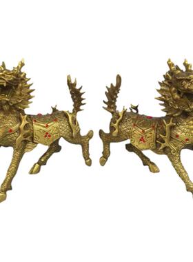 麒麟摆件家居客厅古典风开业礼品